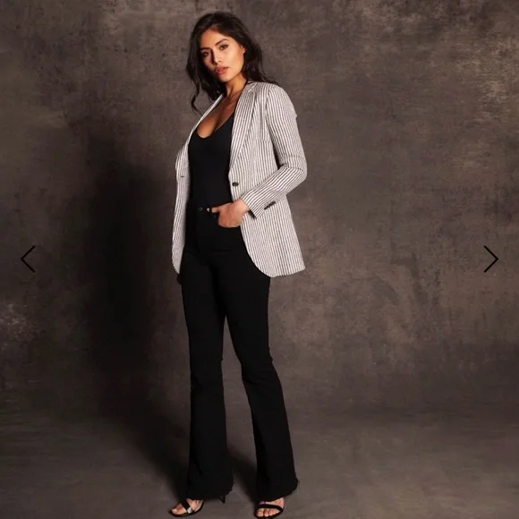 Wolf & Badger Silk Linen Blazer Vulto Amsterdam Size 34R Extra Small XS - Picture 3 of 10